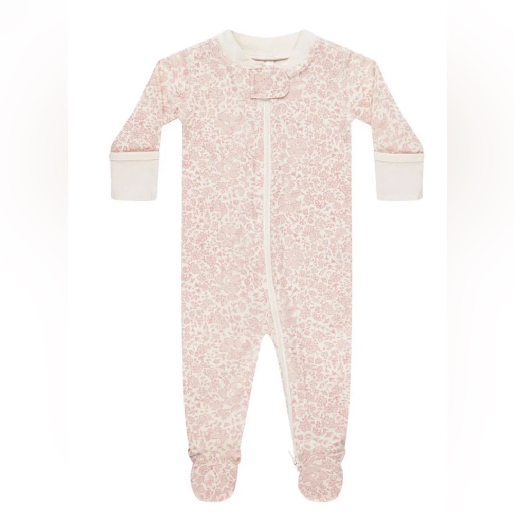 Quincy Mae Footie Zipper Pajamas - Picture 5 of 5